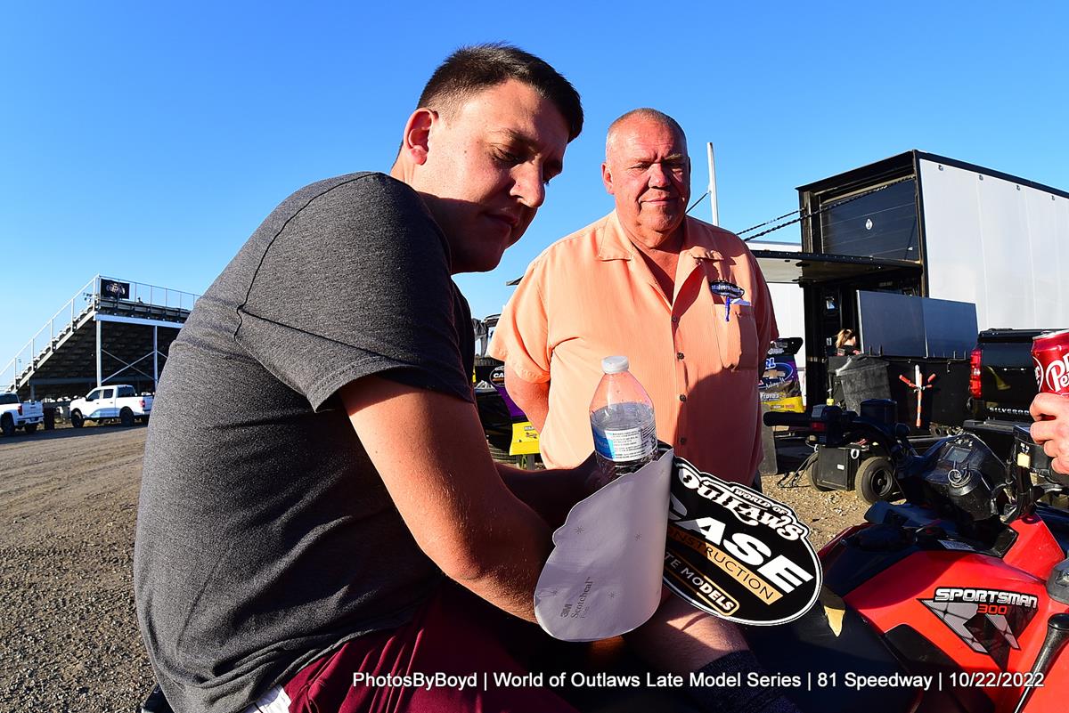 81 Speedway (Park City, KS) – World of Outlaws Case Late Model Series – Rick Eshelman Kansas Tribute Tour – October 22nd, 2022. (Todd Boyd photo)