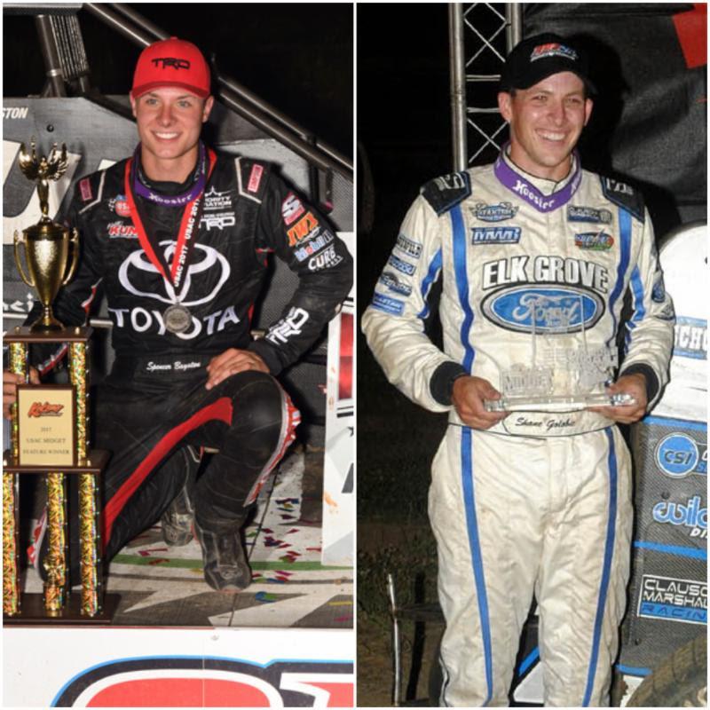 BAYSTON THE VICTOR, GOLOBIC THE CHAMP IN INDIANA MIDGET WEEK FINALE AT KOKOMO