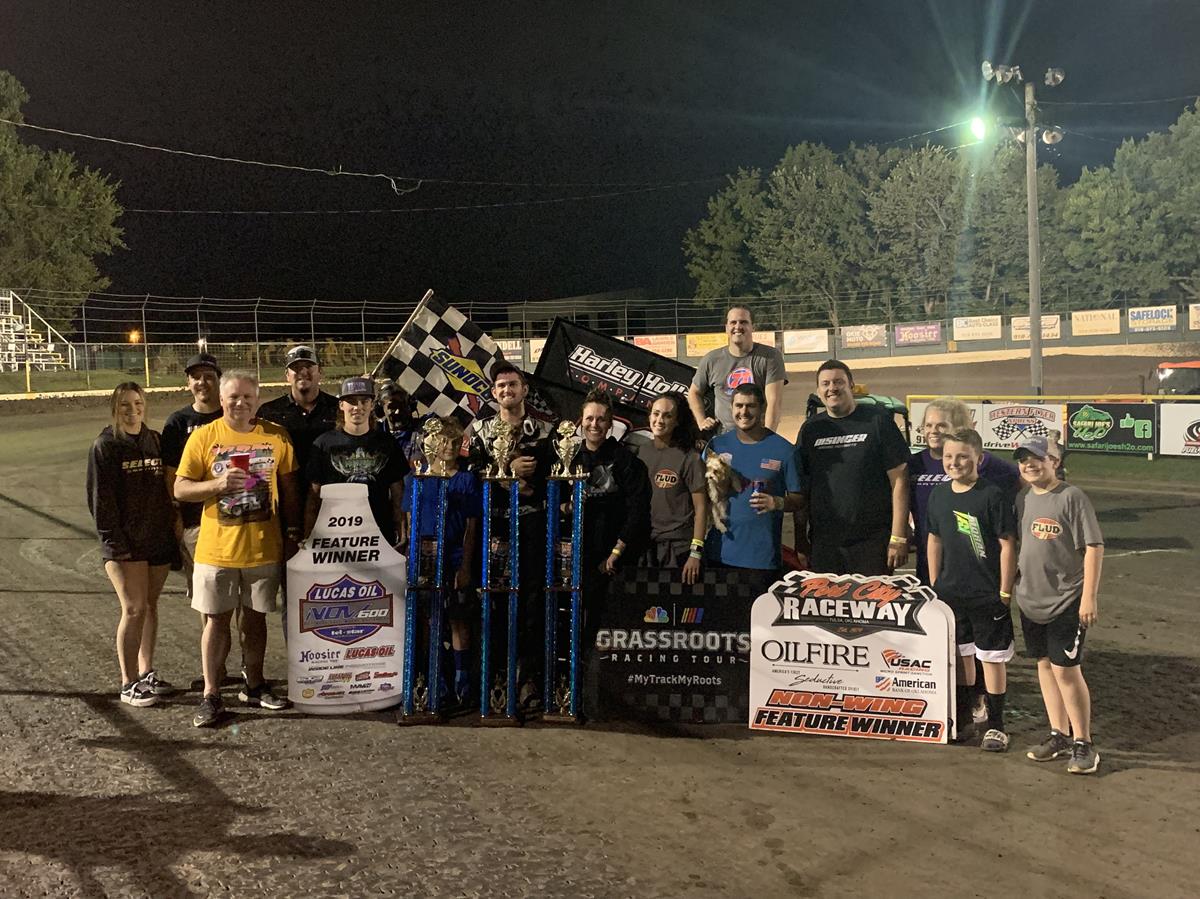 Flud and Timms Post Pete Frazier Memorial Wins at Port City Raceway During Lucas Oil NOW600 Series Action