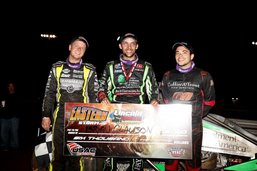 Clauson Captures Lincoln; Goes 2 For 2 in Eastern Storm