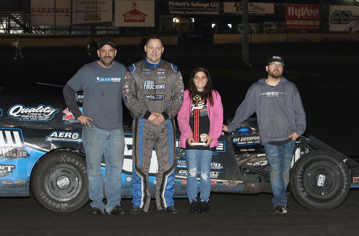 Season points opener wins to Shute, Logue, Fye, Smith, Bryan, and Brown