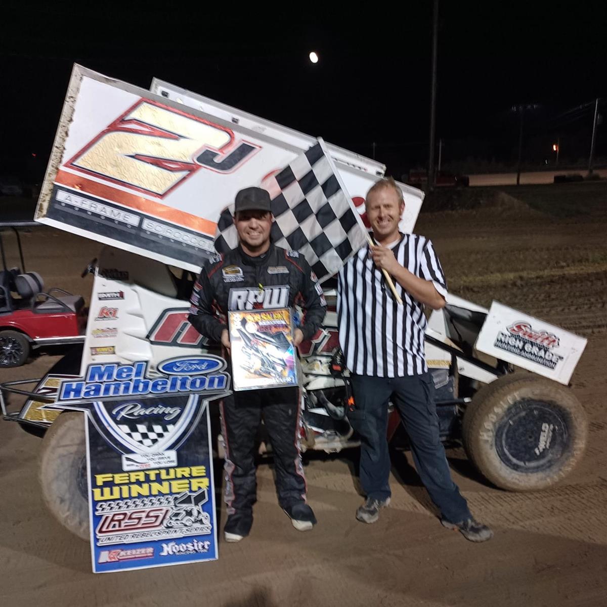 Blurton Takes Opening Night Of Bob Salem Memorial With United Rebel Sprint Series