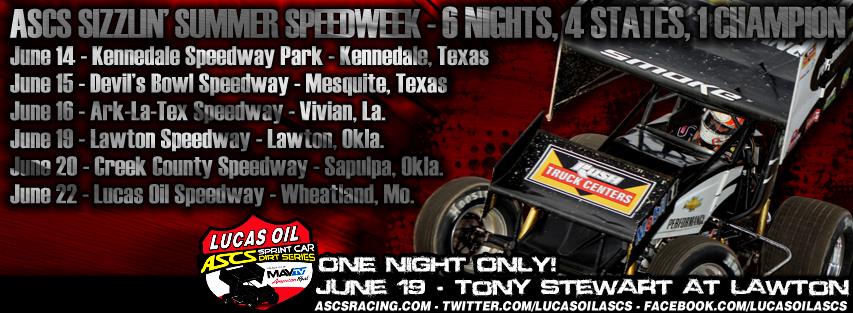 Need to know: 2013 Lucas Oil ASCS Speedweek
