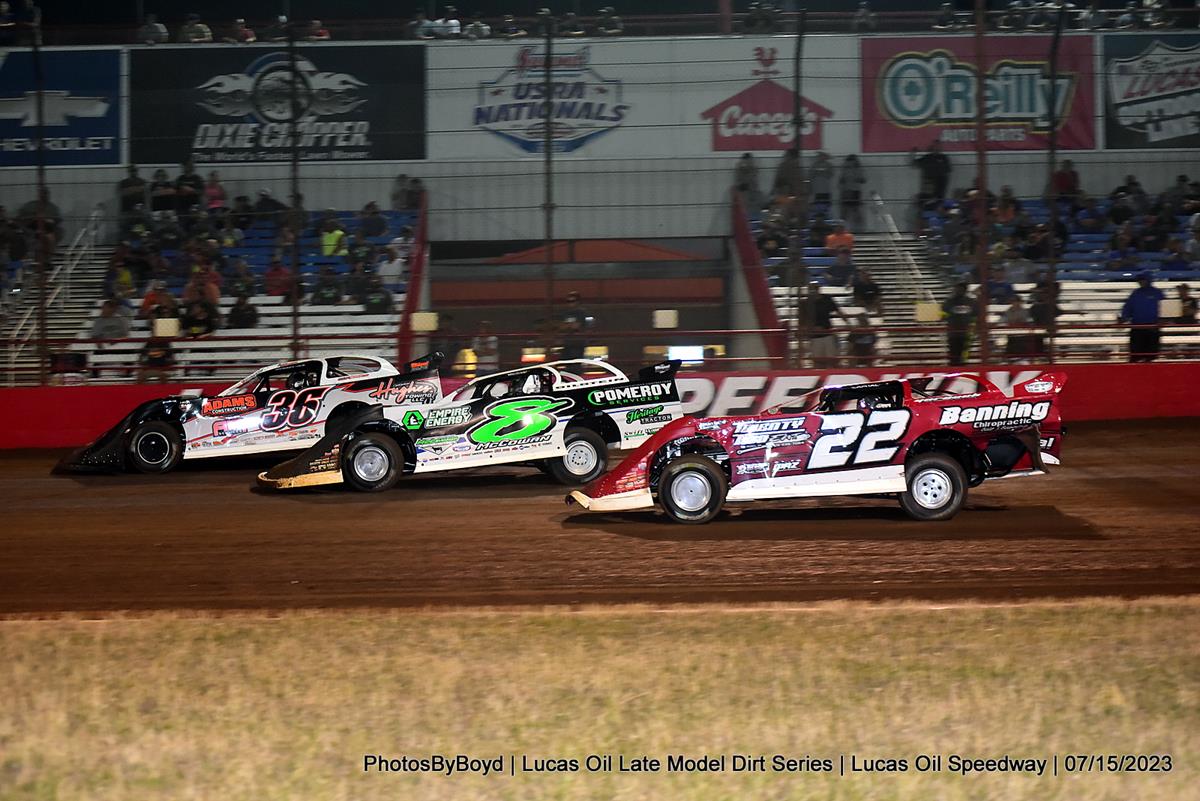Lucas Oil Speedway (Wheatland, MO) – Lucas Oil Late Model Dirt Series – Diamond Nationals – July 15th, 2023. (Todd Boyd photo)