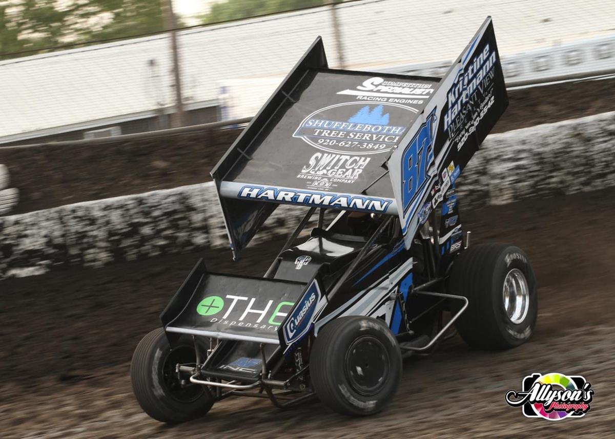 Hartmann showcases speed, nabs Angell Park top-15 in Wisconsin staple track IRA doubleheader