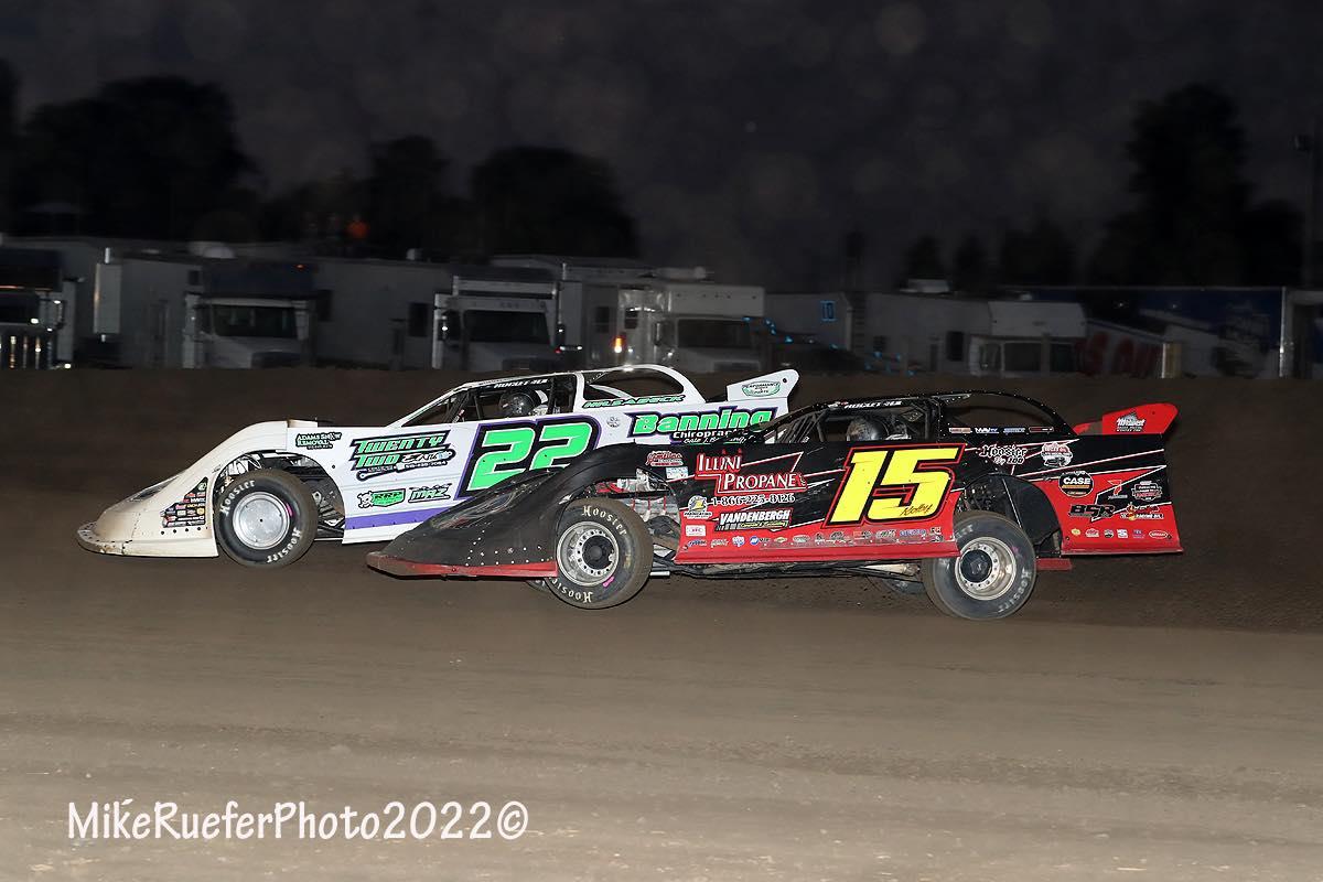 Maquoketa Speedway (Maquoketa, IA) – Lucas Oil Midwest LateModel Racing Association – August 13th, 2022. (Mike Ruefer photo)
