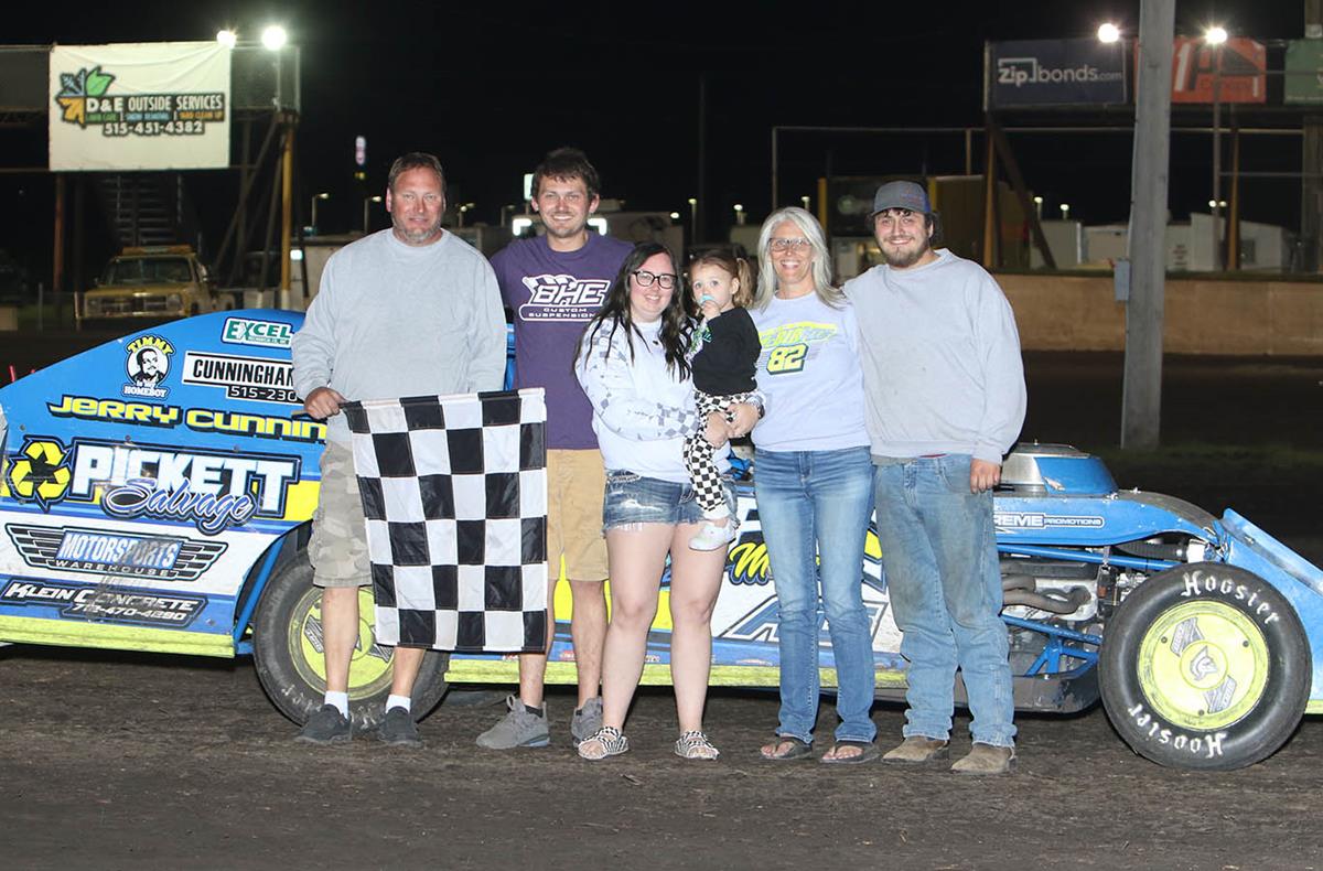 McBirnie from 19th to the win at Iowa's Action Track