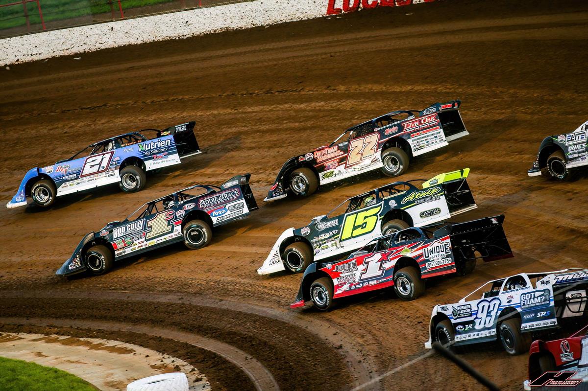 Lucas Oil Speedway (Wheatland, Mo.) – Lucas Oil Late Model Dirt Series – Show-Me 100 – May 27-28th, 2022. (Heath Lawson photo)