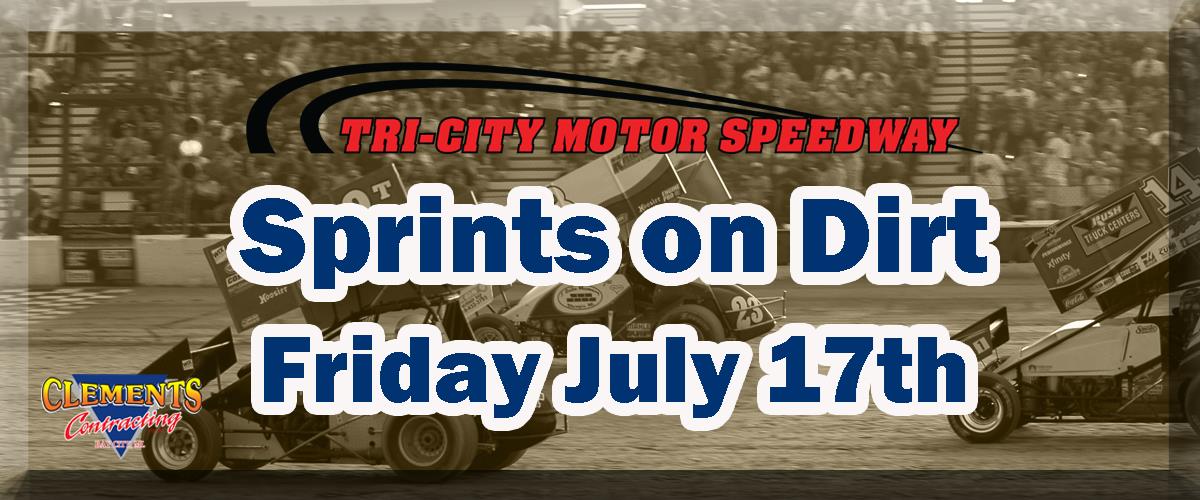 Sprints on Dirt Friday July 17th!