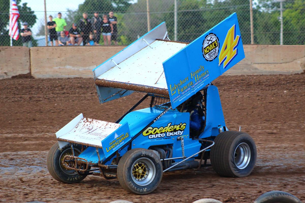 Paul Pokorski searches for speed at Plymouth in back-up car