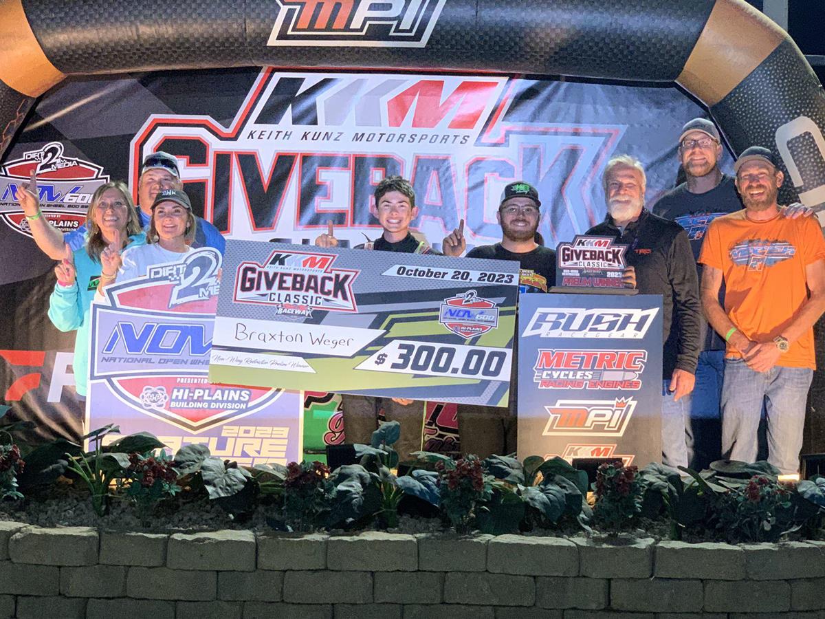 Braxton Weger On Top With NOW600 During Round 2 Of The KKM Giveback Classic!