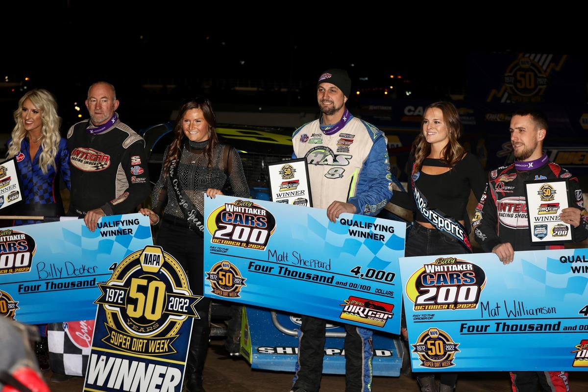 Big Block Modified Top Contenders Win Qualifying Heats