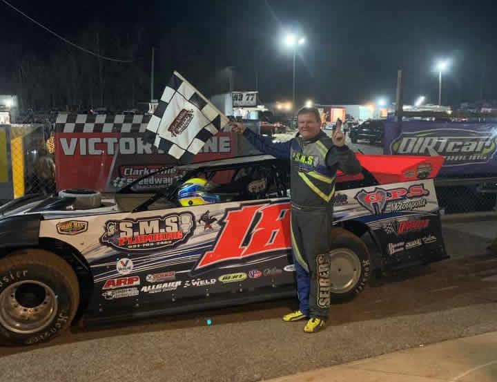 Seibers visits Clarksville Speedway Victory Lane in Late Model