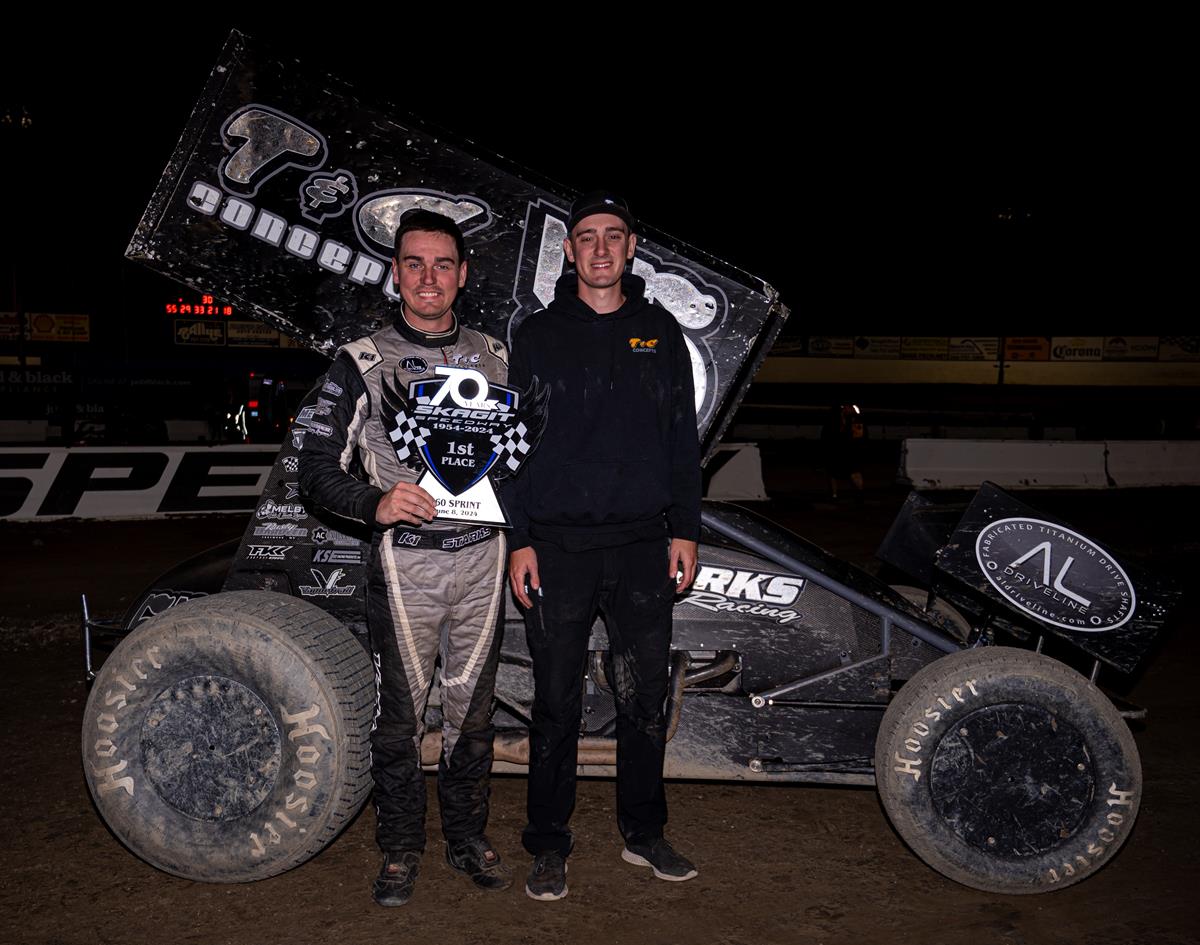 Starks Posts Two Triumphs at Skagit Speedway to Achieve Rare Mark