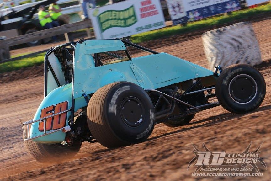 Rusty Egan Led All Twenty Laps En-route to His First Ever Career Feature Win