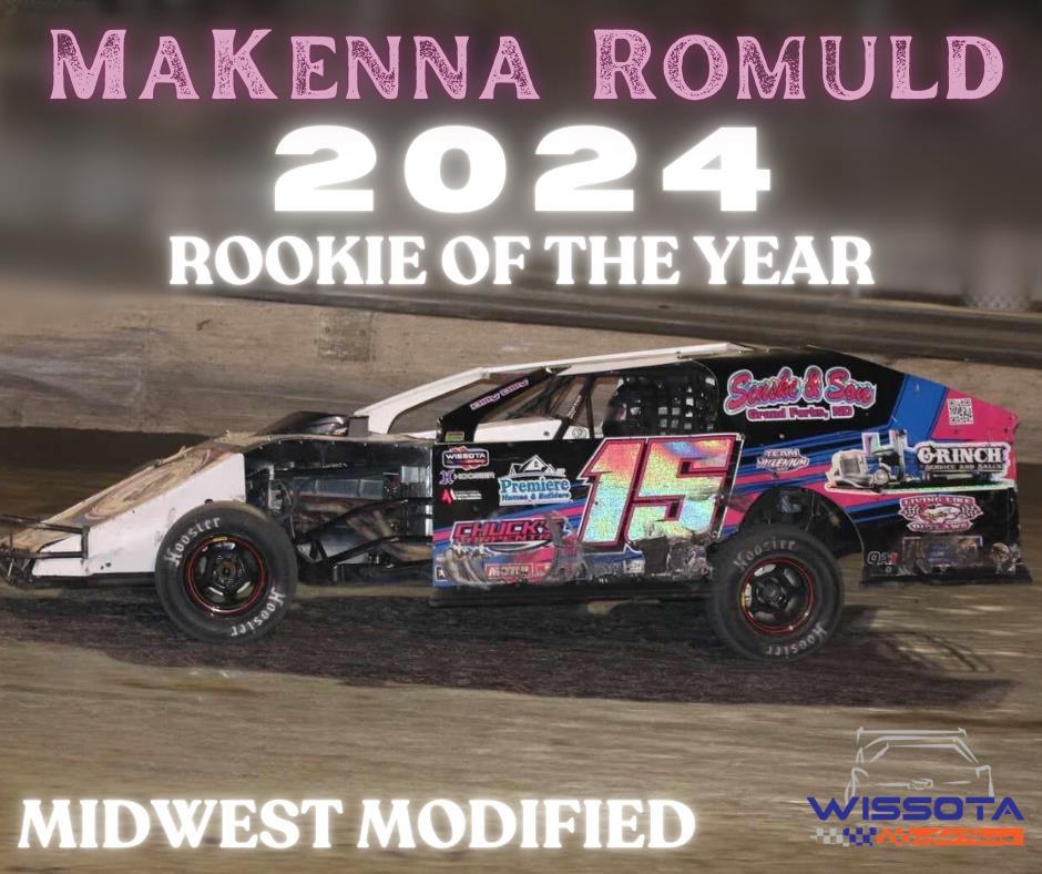 ROOKIE ROMULD RACES TO WISSOTA MWM ROY TITLE