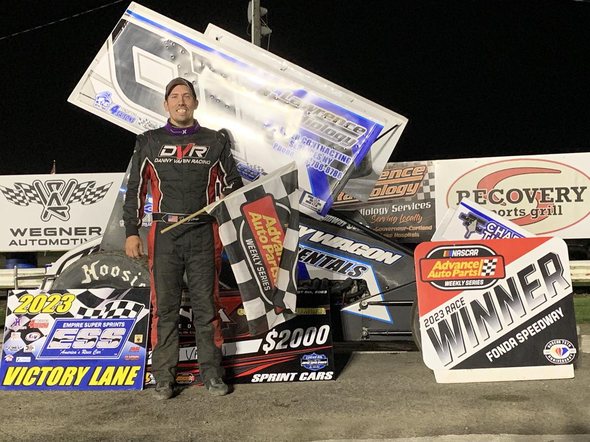 Varin Wins Earl Halaquist Memorial at Fonda Speedway