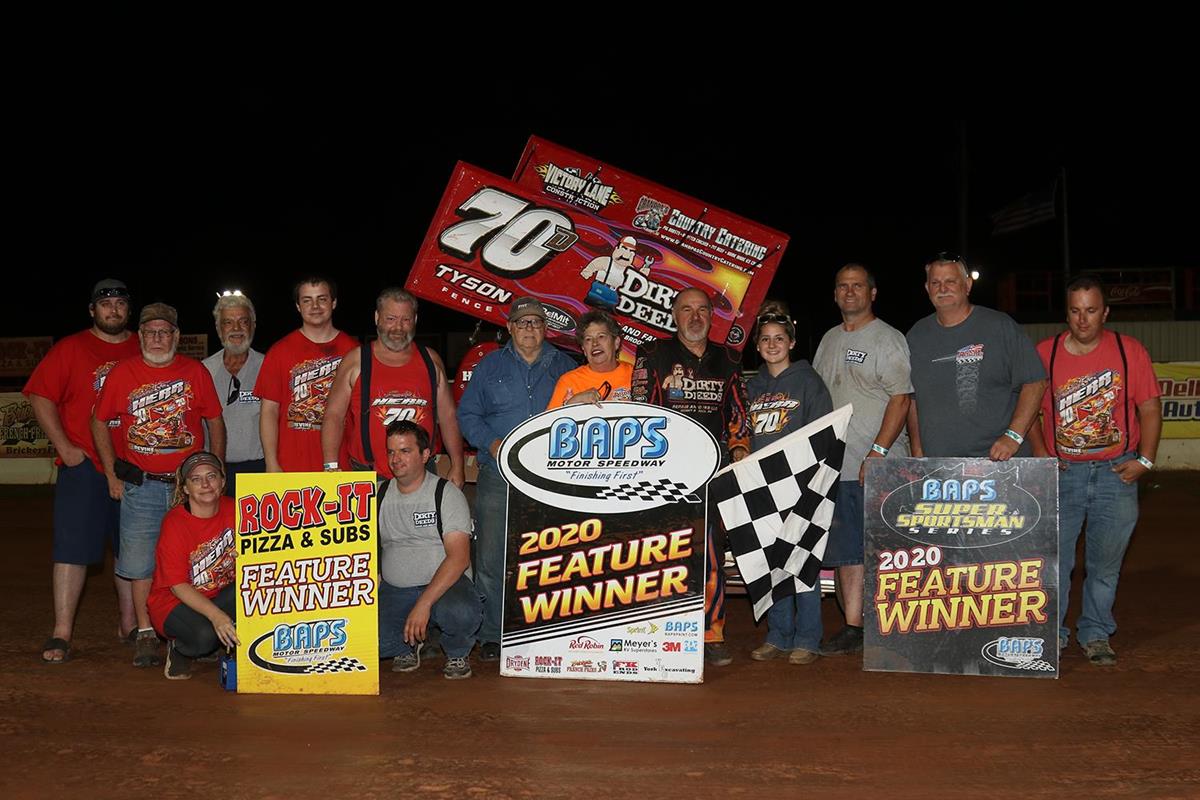 Frankie Herr Takes Super Sportsman Win #2 at BAPS Motor Speedway