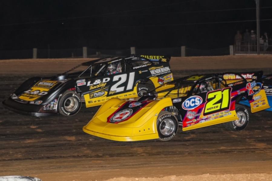 Old No. 1 Speedway (Harrisburg, AR) – Comp Cams Super Dirt Series – Cow Patty – April 28th, 2023. (Millie Tanner photo)