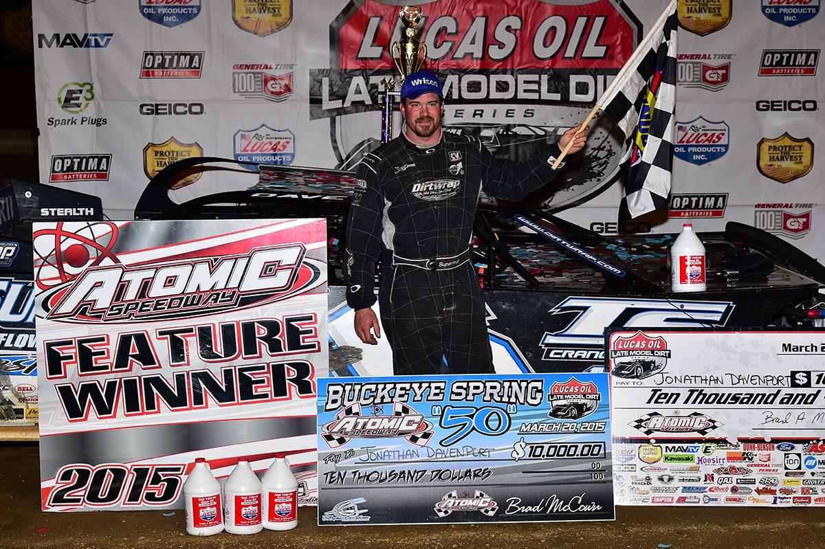 Davenport Decimates Buckeye Spring 50 at Atomic Speedway