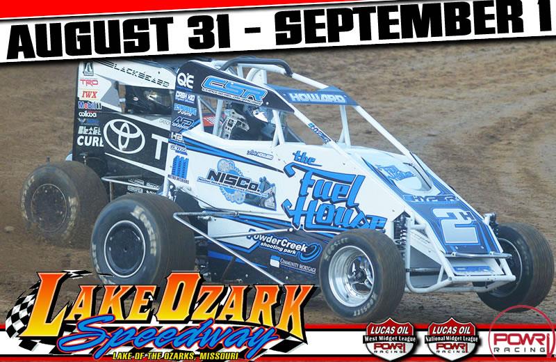 POWRi MIDGETS SPENDING LABOR DAY AT LAKE OZARK DOUBLEHEADER