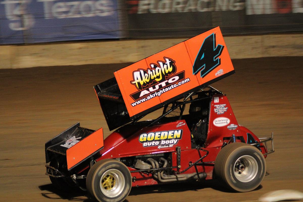 Alex Pokorski continues speed search at Plymouth Dirt Track