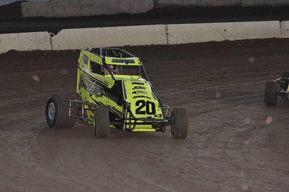 Jarrett Martin Records Top 5 Finish in Micro Sprint Opener