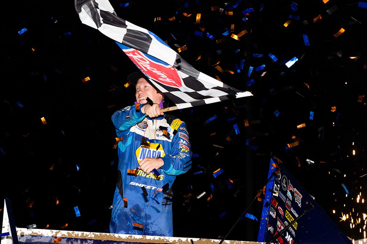 Brad Sweet Returns to World of Outlaws Victory Lane at 34 Raceway
