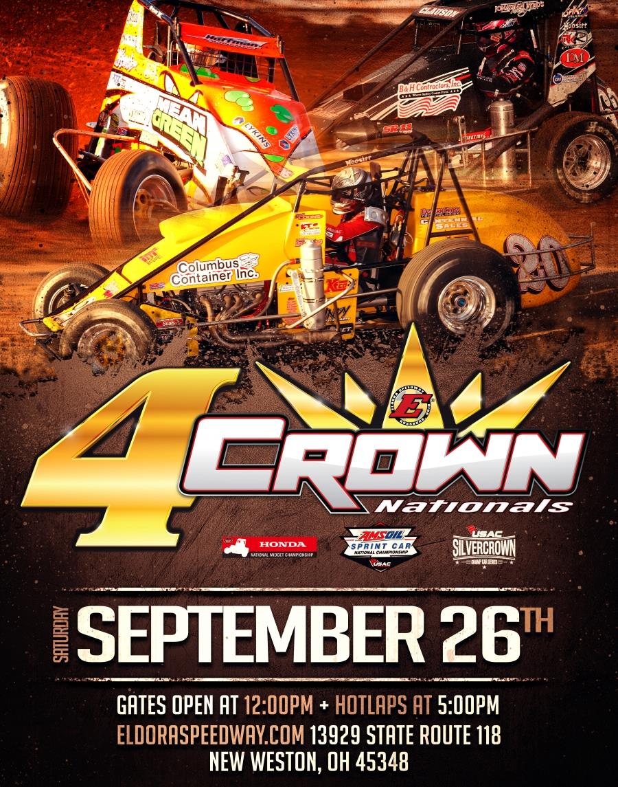 Hines Leads Midgets to "4-Crown" Saturday