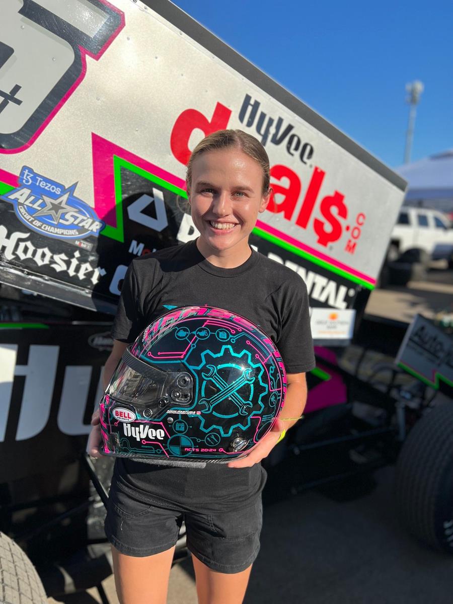 McKenna Wins Best Appearing Helmet Contest