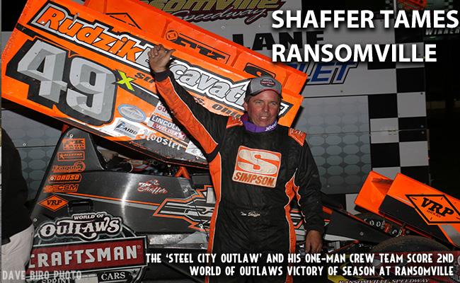 Tim Shaffer Goes Flag-to-Flag at Ransomville