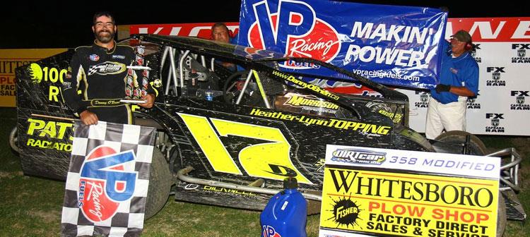 O'Brien Goes Back-To-Back In 358-Modified Action At Can-Am