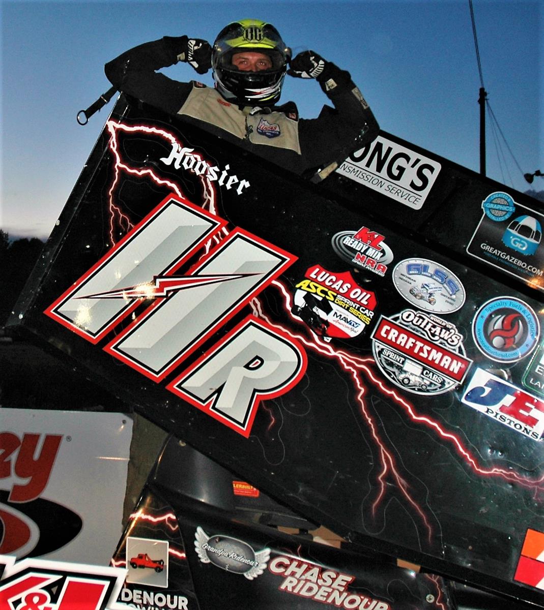 RIDENOUR WINS AT THUNDERBIRD