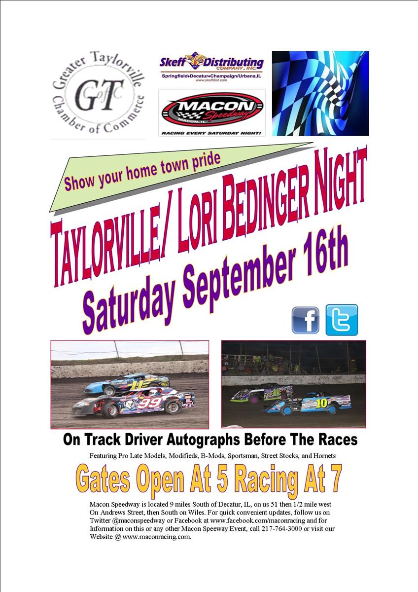 IT IS RACEDAY AT MACON SPEEDWAY!!