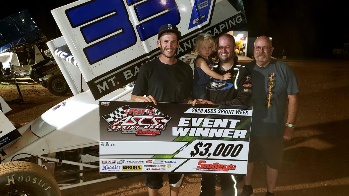 Colton Heath Shines In Lucas Oil ASCS Sprint Week Finale At Diamond Park Speedway