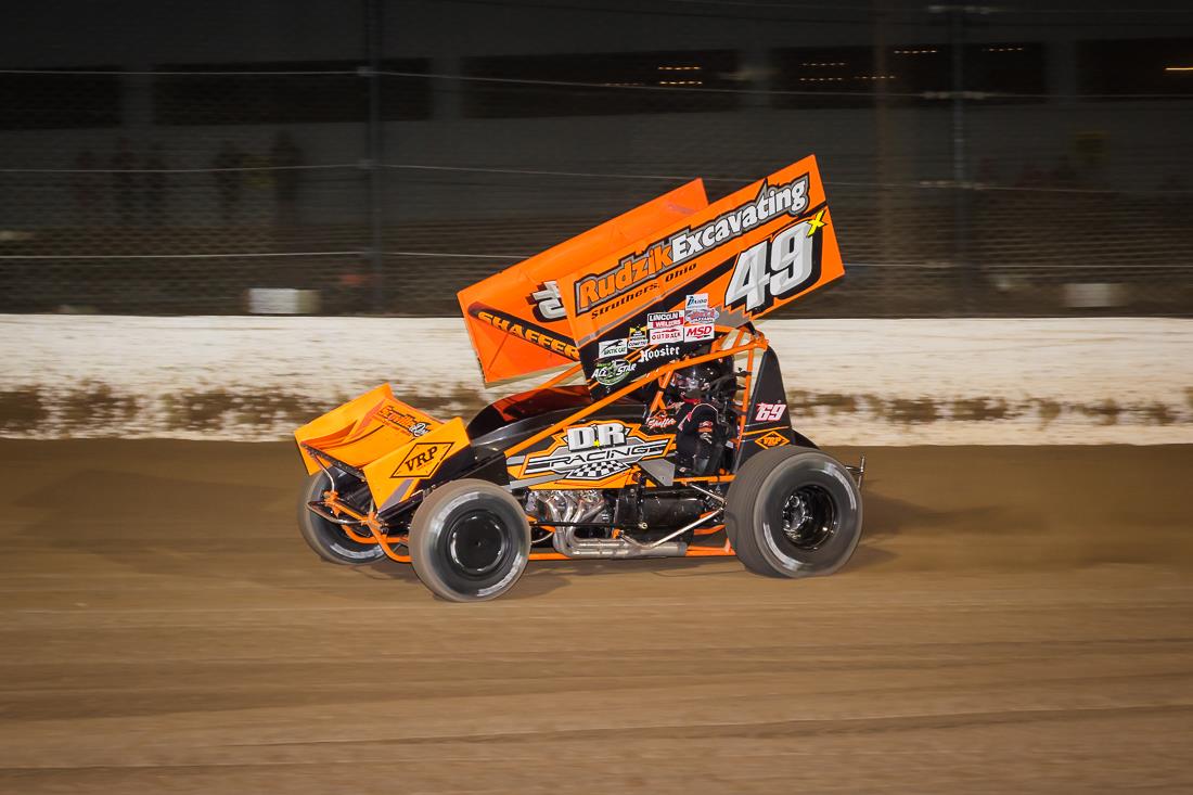 Tim Shaffer claims Ohio Sprint Speedweek presented by Cometic Gasket make-up feature victory at Attica Raceway Park