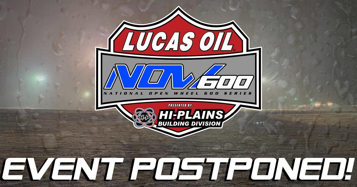 COVID-19 Postpones NOW600 National Debut at KC Raceway