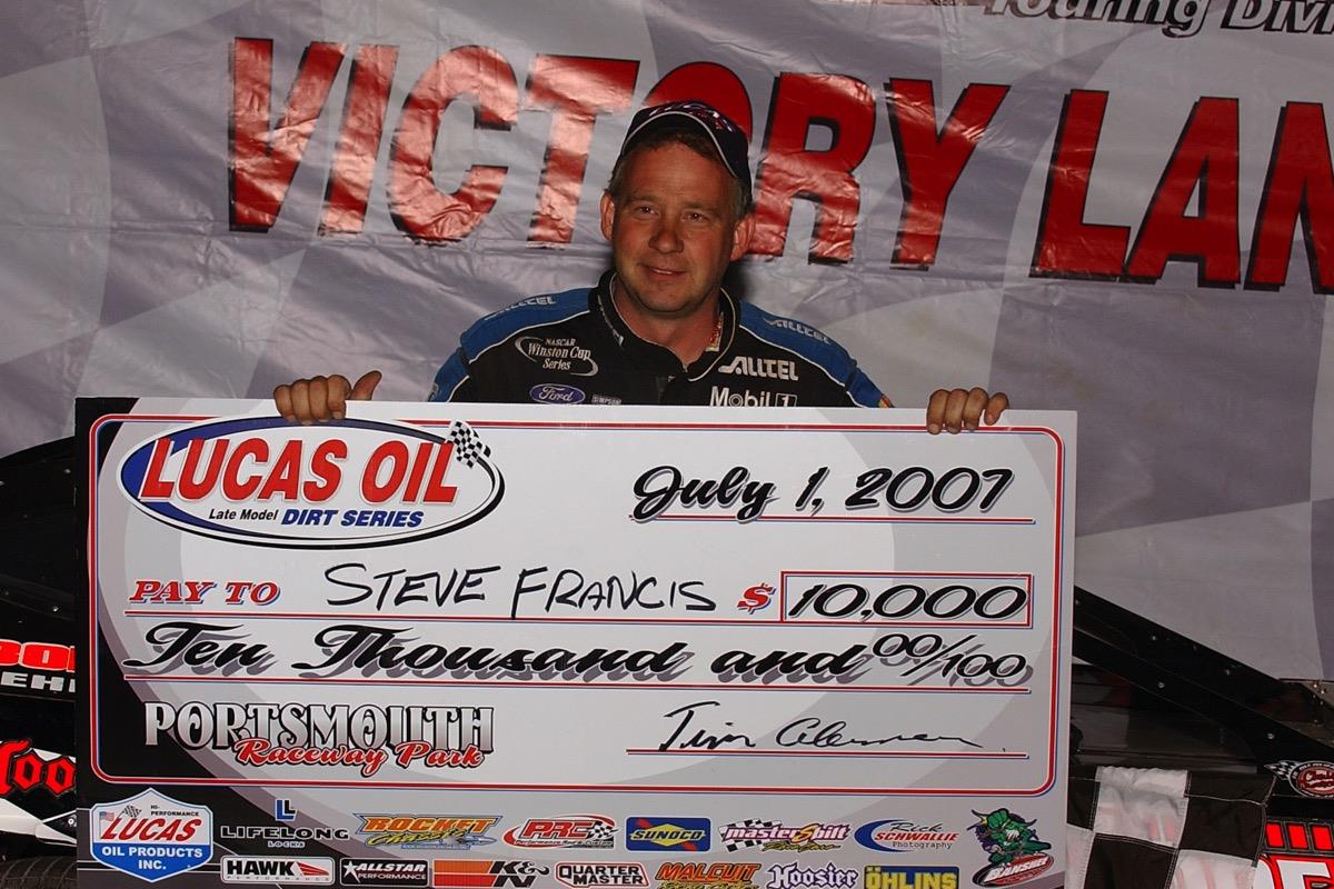 Francis Takes First Lucas Oil Late Model Dirt Series Win of the Year at Portsmouth