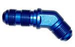 SRP 45° Elbow Bulkhead Union Fittings, Blue