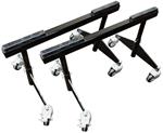  XXX Sprint Car Frame Stand/Dolly, Black - Set of 2