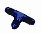 SRP Male Union Flare AN Tee Fitting, Blue