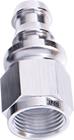 SRP Straight Push-On Hose Fitting, Chrome Look