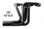 Schoenfeld Chevy Chassis Header, 1-3/4  3-1/2x8 