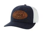 Smileys Est. 1968 Snapback Hat, Navy/White