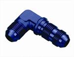 SRP 90° Elbow Bulkhead Union Fittings, Blue