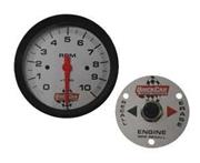QuickCar 3-3/8 10K In-Dash Tach, Remote Recall