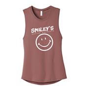 Smiley Face Tank - Muave