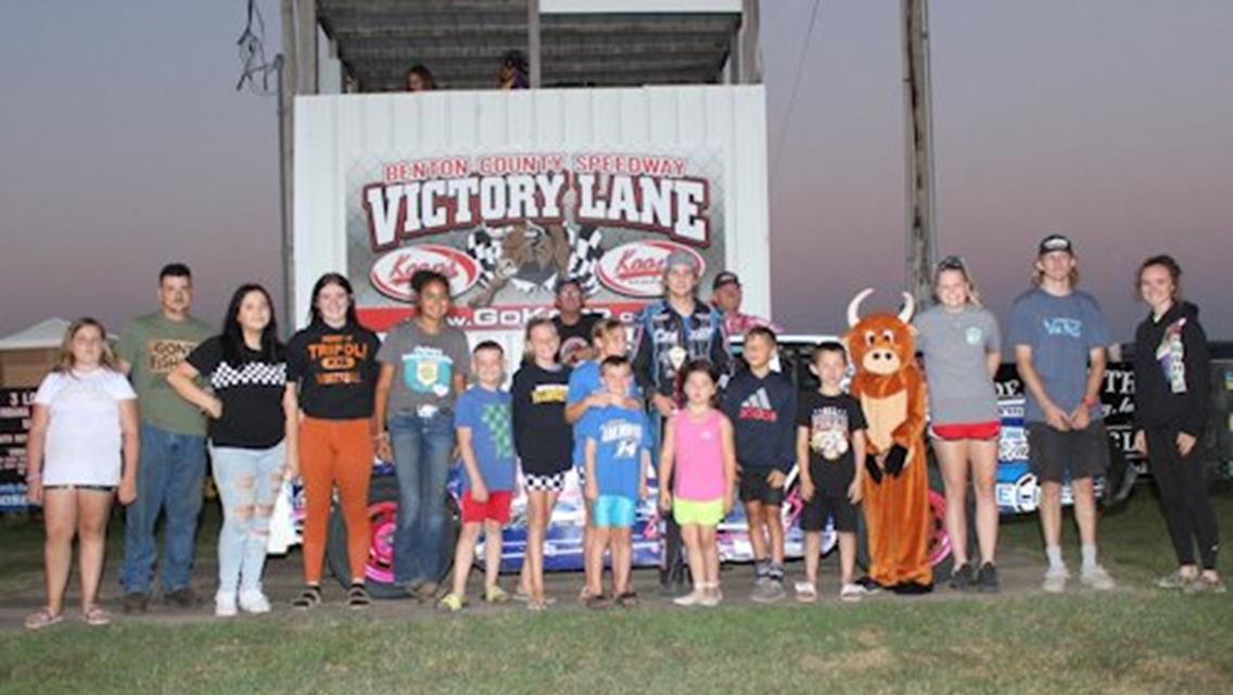 Carter cashes in on another big payday at Benton County Speedway