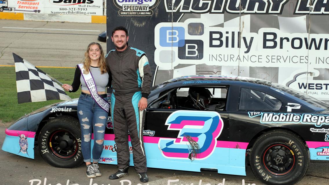 Tyler Schley Scores Pro Late Model Victory at Slinger