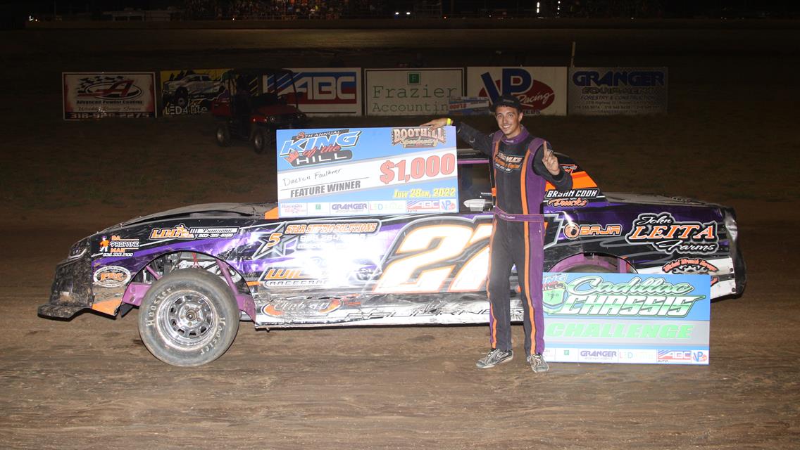 Faulkner and Ingalls Top Preliminary Night Factory Stock Action.  Humphrey Returns to Victory Lane.